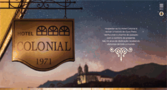 Desktop Screenshot of hotelcolonial.com.br